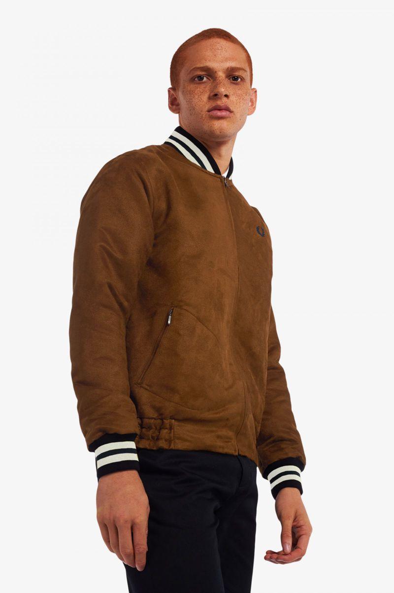 Dark Brown Fred Perry J2848 Men's Jackets | PH 1202PJJQ